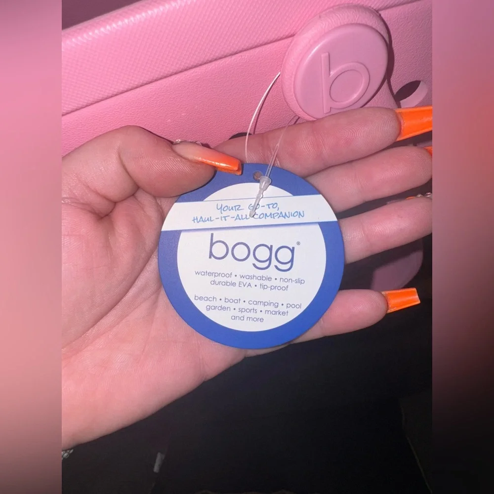 NWT Baby Bogg Bag Blowing Pink Bubbles Tote